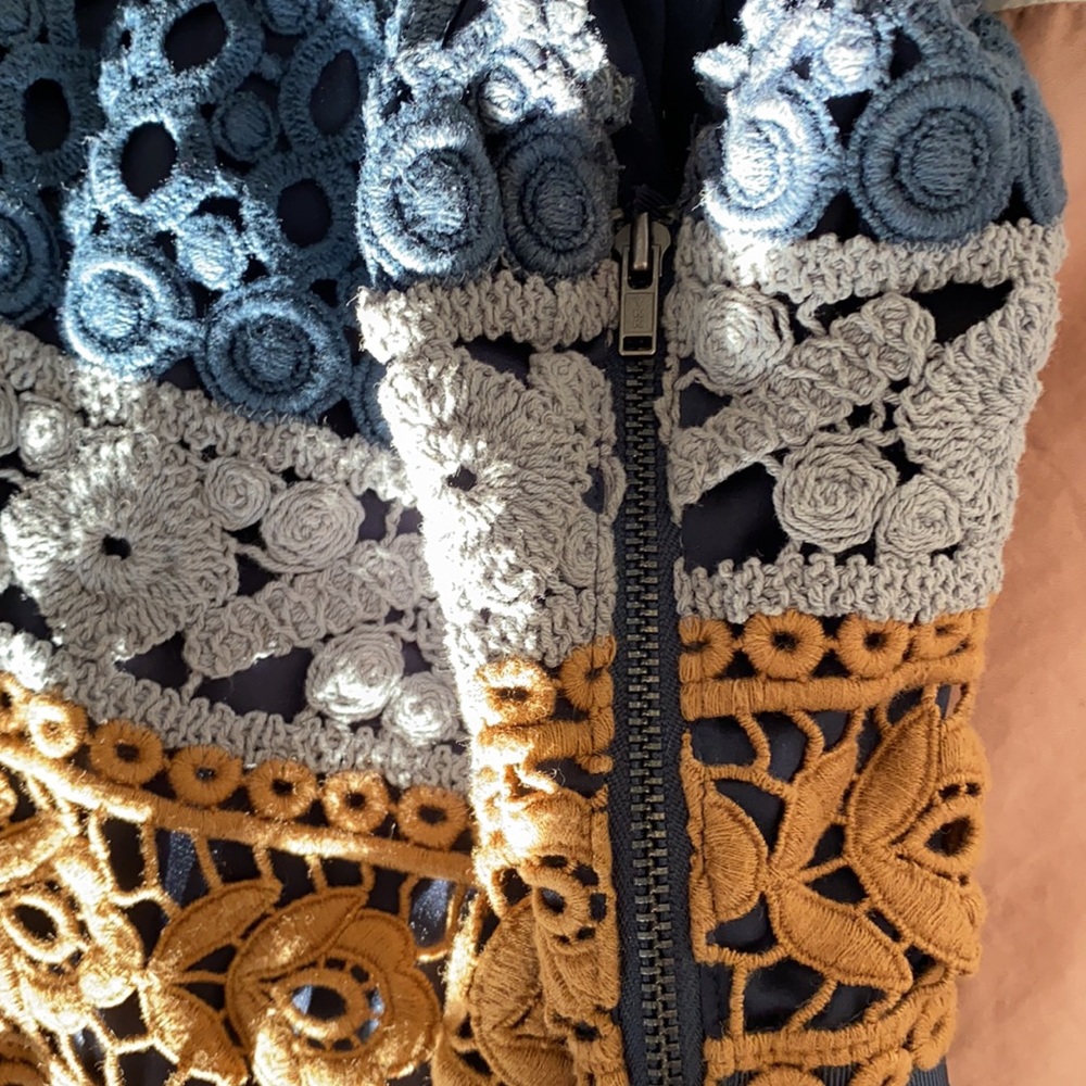 Anthro Maeve | Crocheted A-line midi dress - Picture 5 of 5